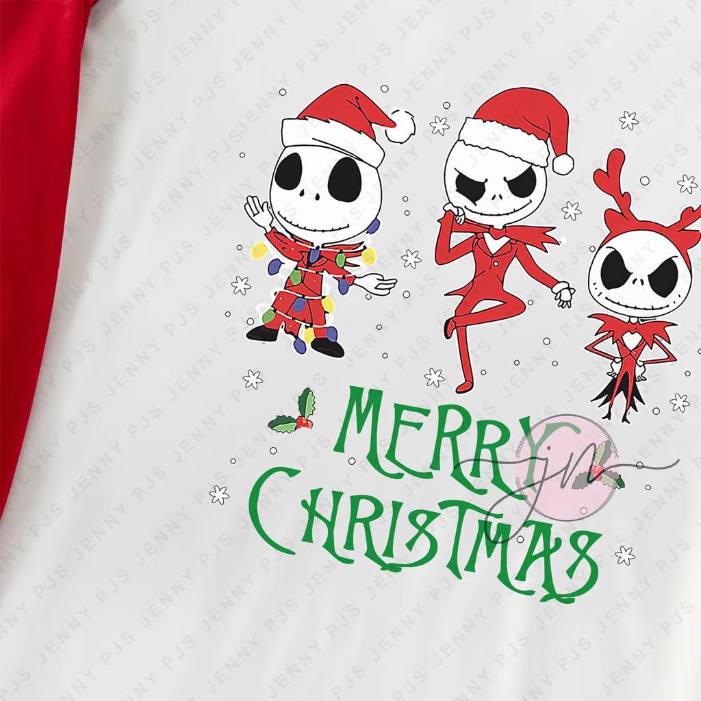 Nightmare Before Christmas Family Matching Pajama Set - Family Christmas  Pajamas By Jenny